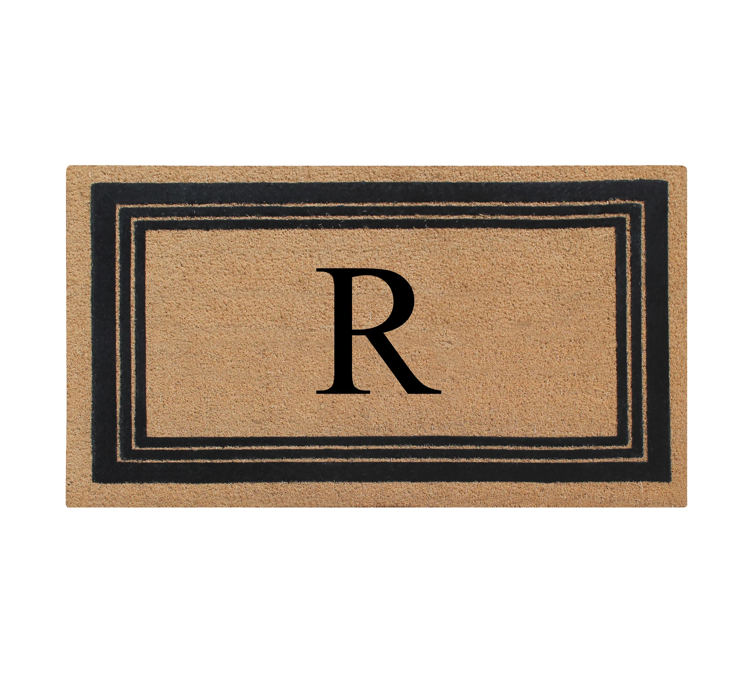 DeHond Classic Border Flocked Monogrammed Doormat 18"X30" - Image 19