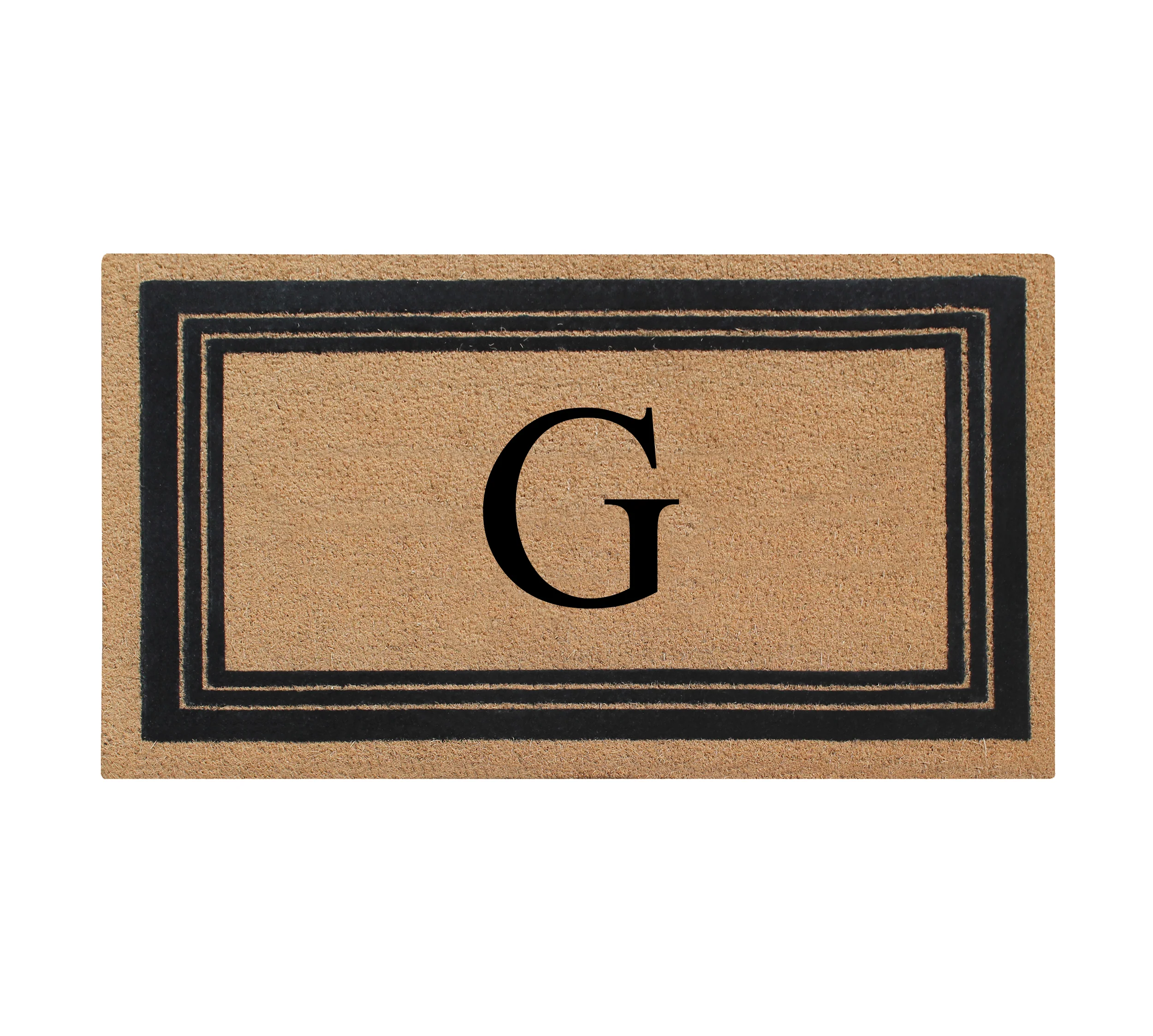 DeHond Classic Border Flocked Monogrammed Doormat 18"X30" - Image 8
