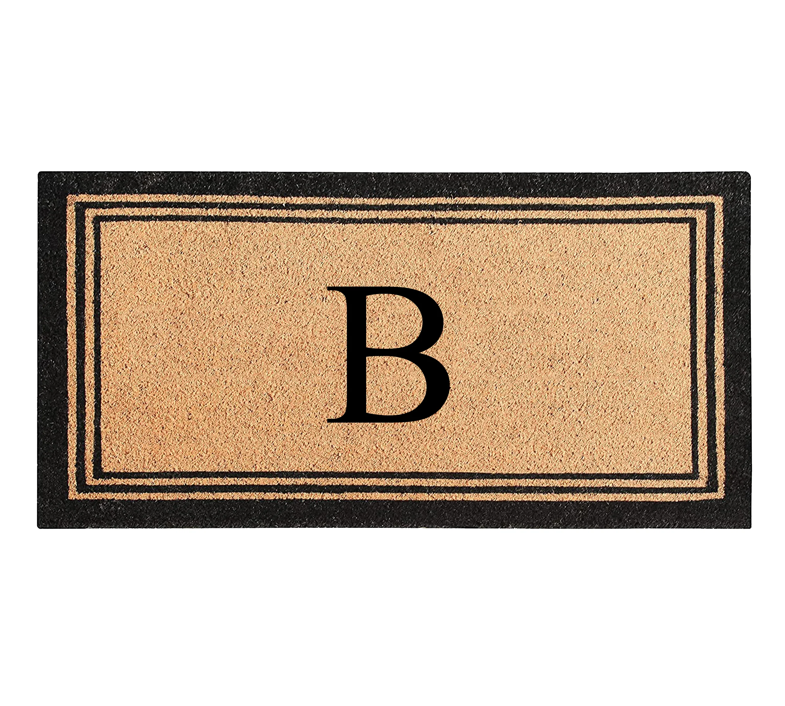DeHond Classic Border Monogrammed Doormat 24"X39" - Image 3