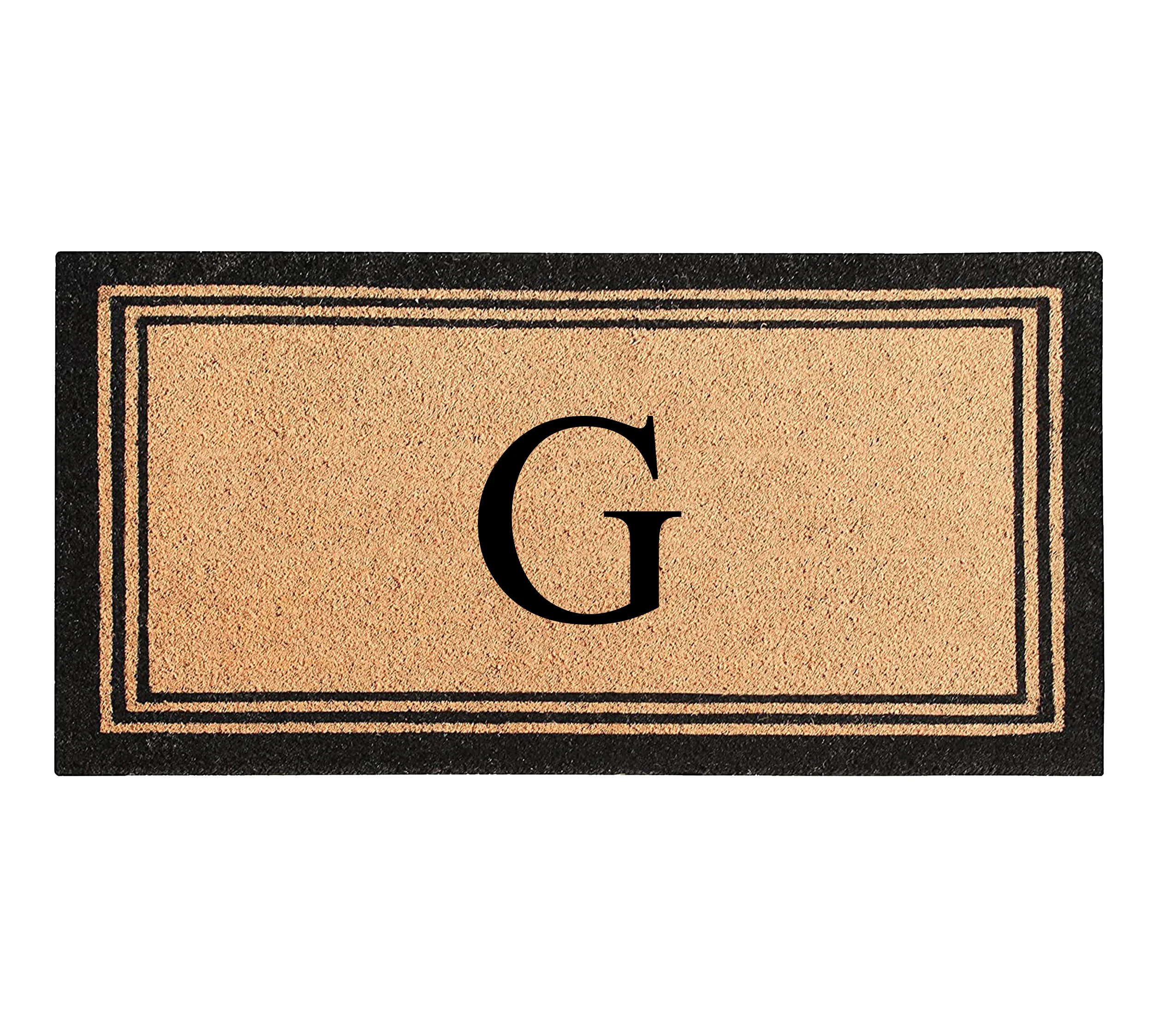 DeHond Classic Border Monogrammed Doormat 24"X39" - Image 8