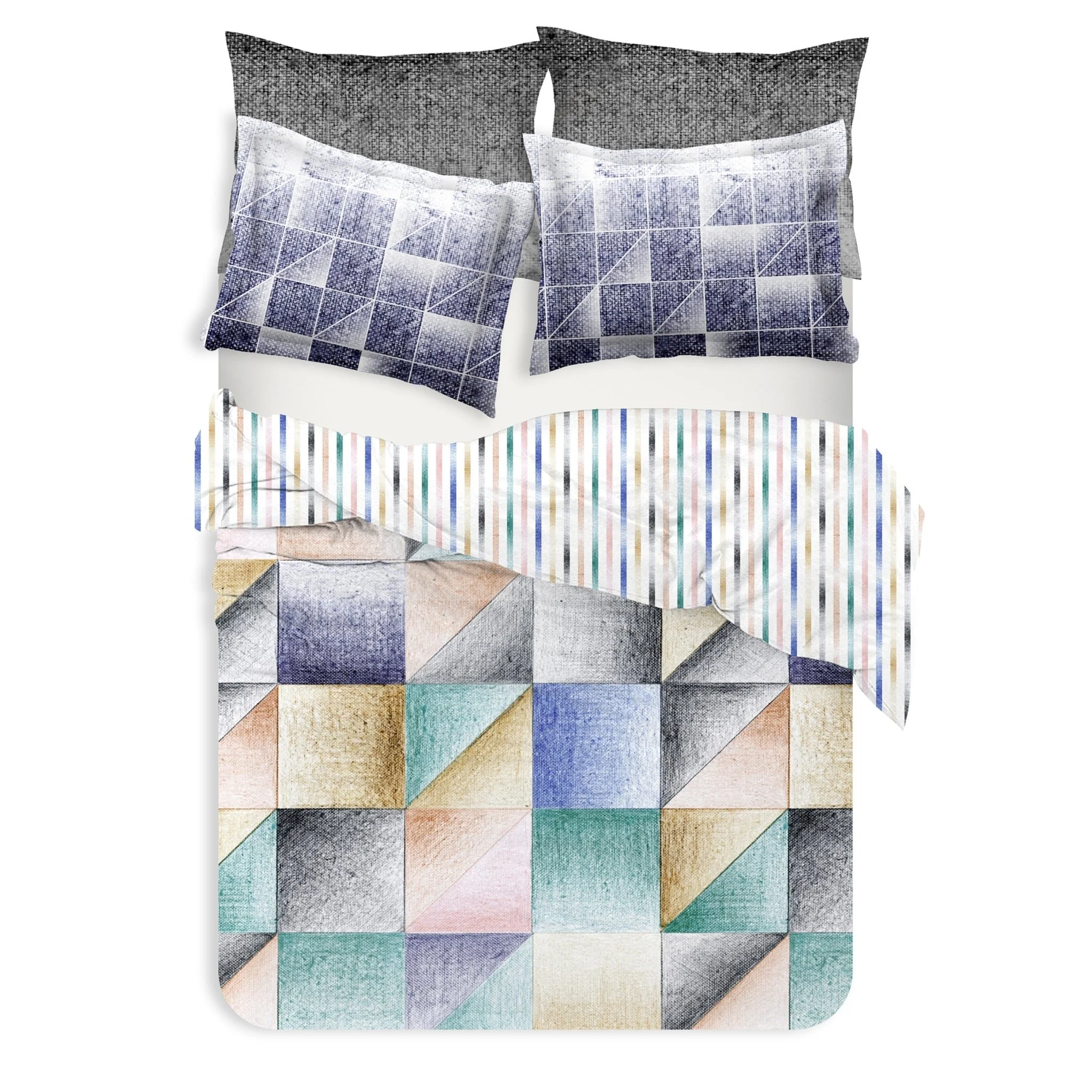 Cotton Reversible Duvet Set - Image 55