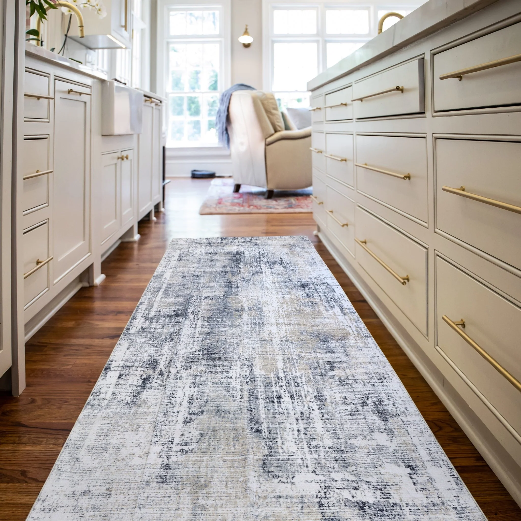 Misty Echo Machine Washable Rug - Image 7
