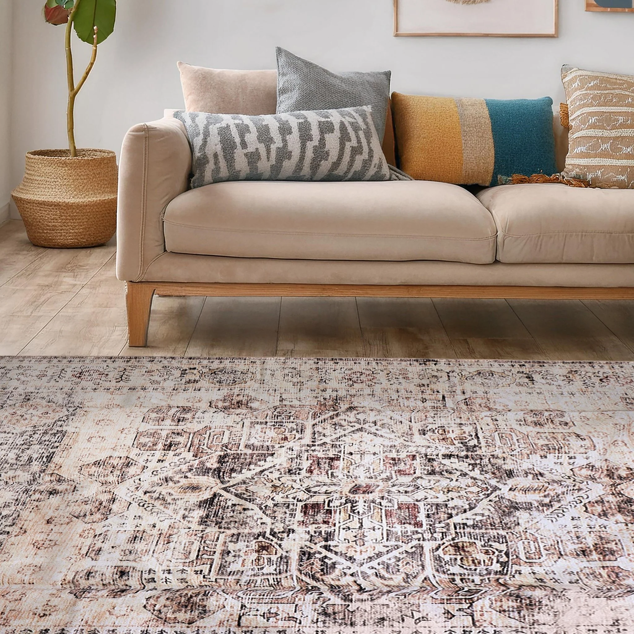 Meadow Machine Washable Rug - Image 6