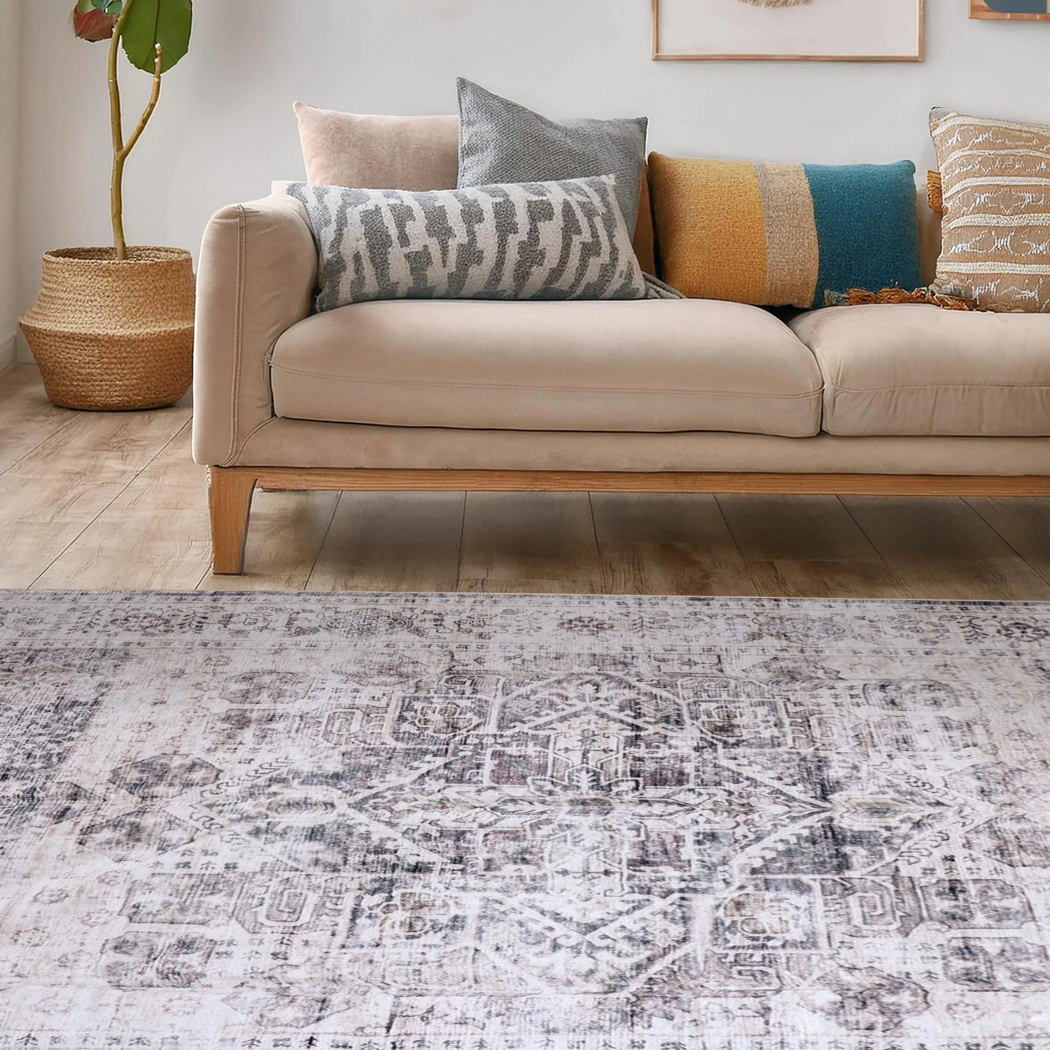 Eternal Ash Machine Washable Rug - Image 6