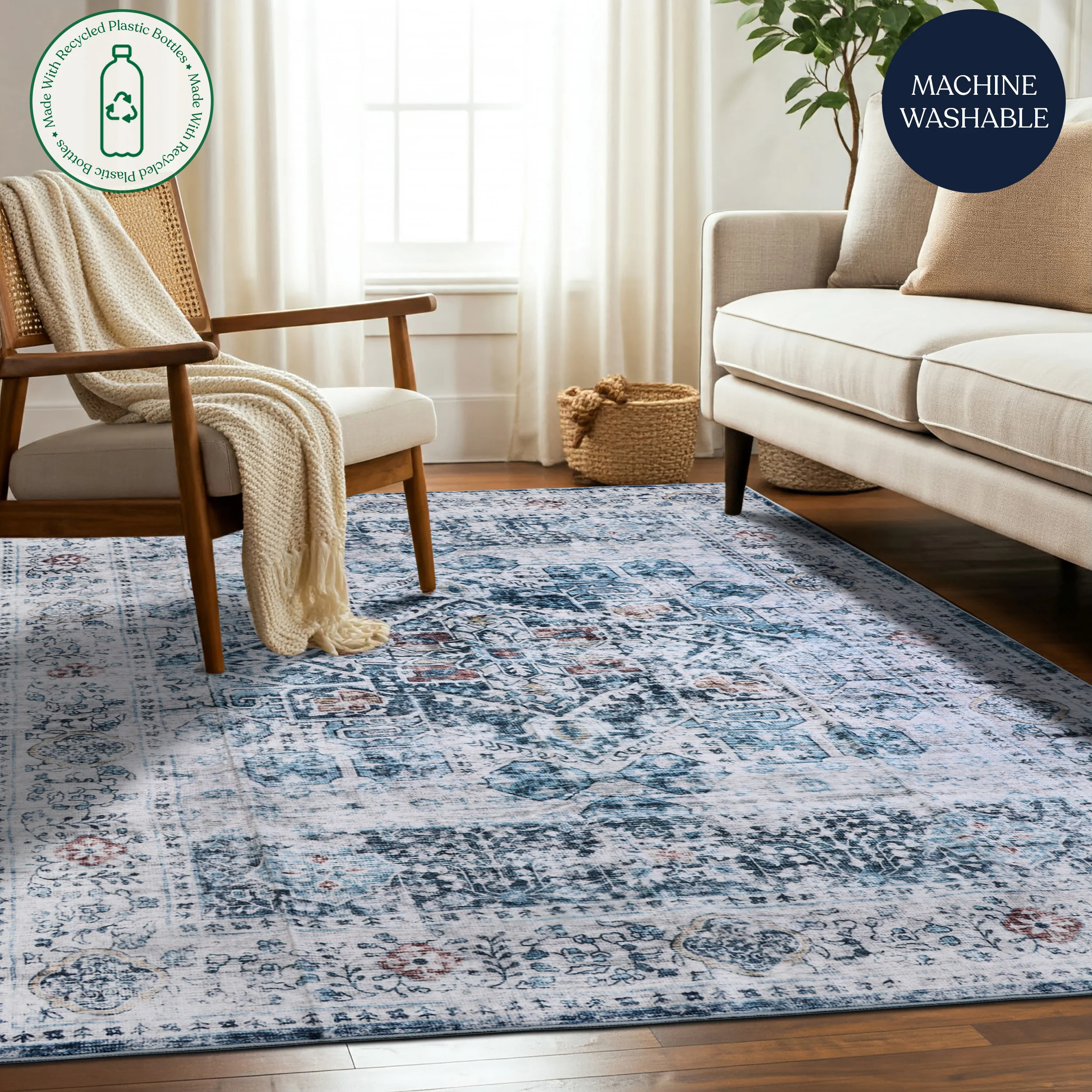 Machine Washable Rug - Image 63
