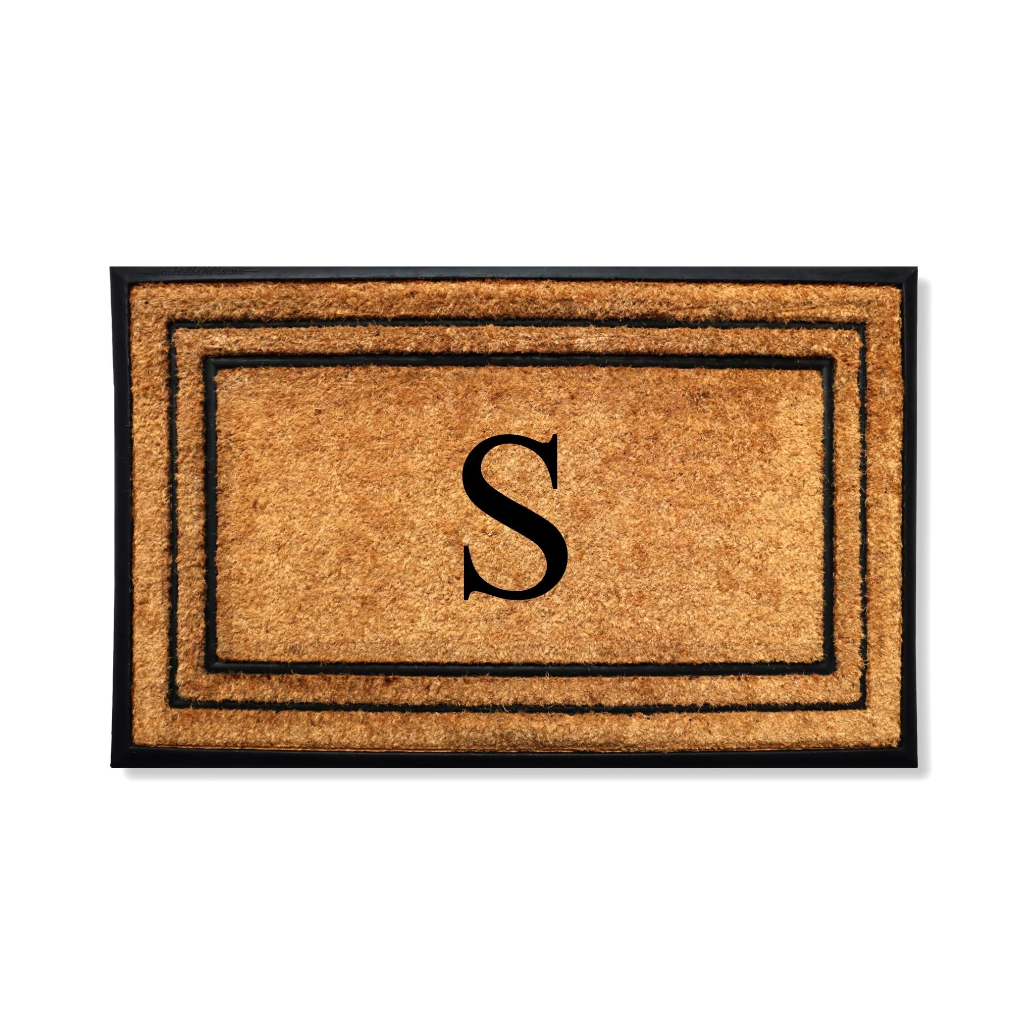 Rubber Border Monogrammed Outdoor Doormat 24"X39" - Image 20