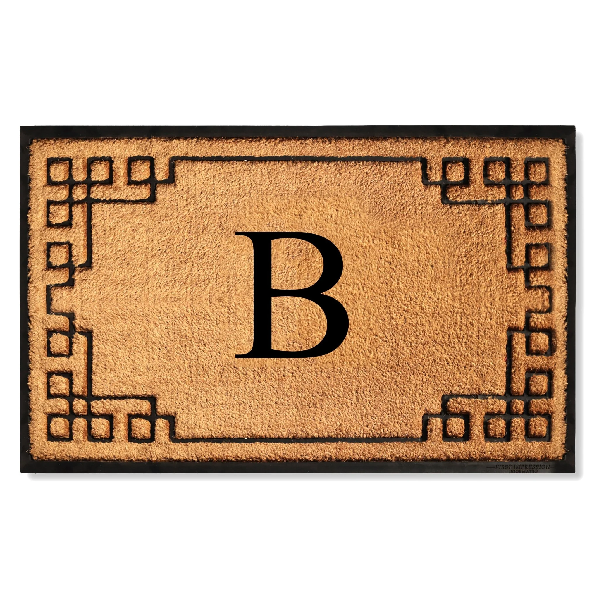 Rubber Bordered Designed Outdoor Monogrammed Doormat 24"X39" - Image 3