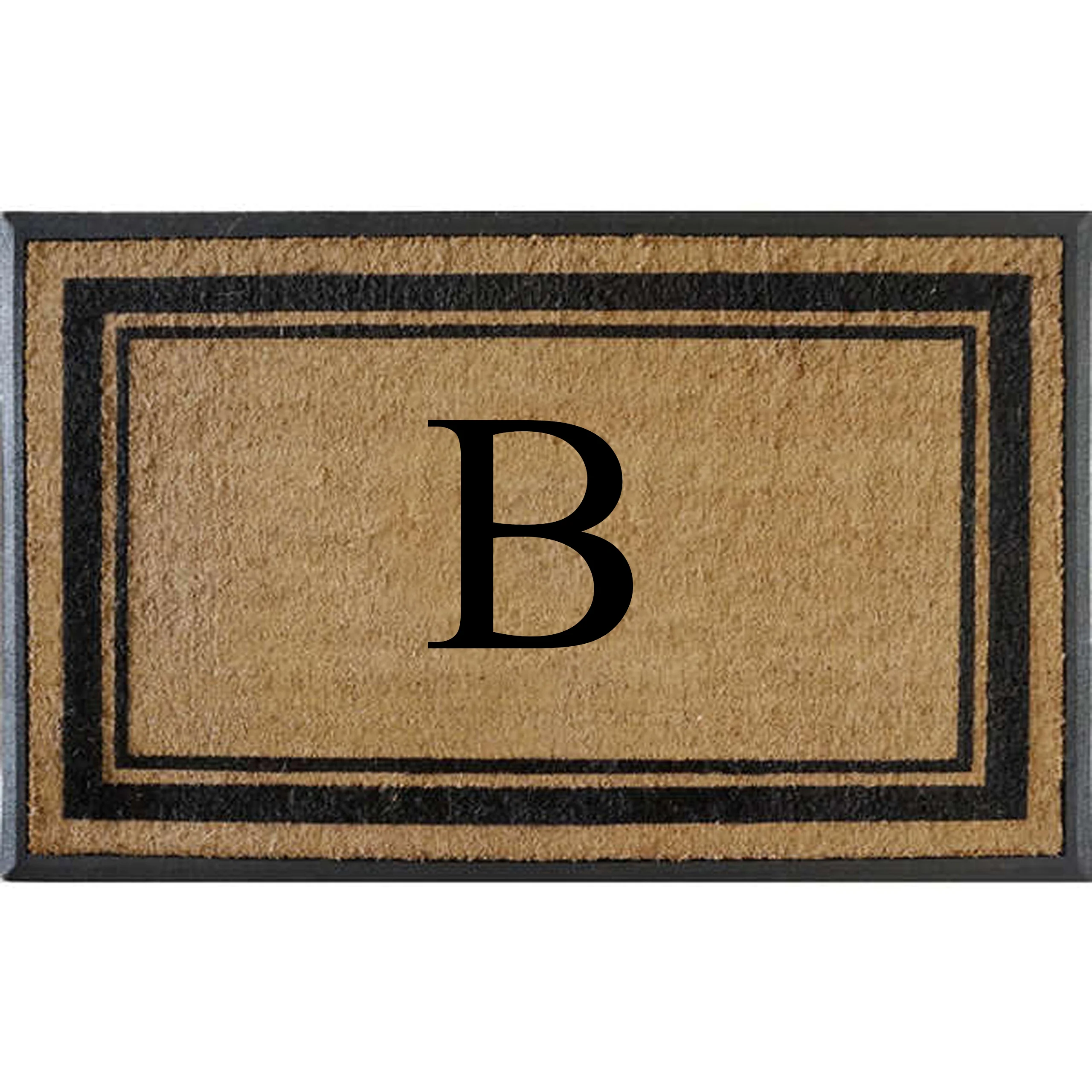 Classic Pictureframe Monogrammed Doormat, 30"X48" - Image 3
