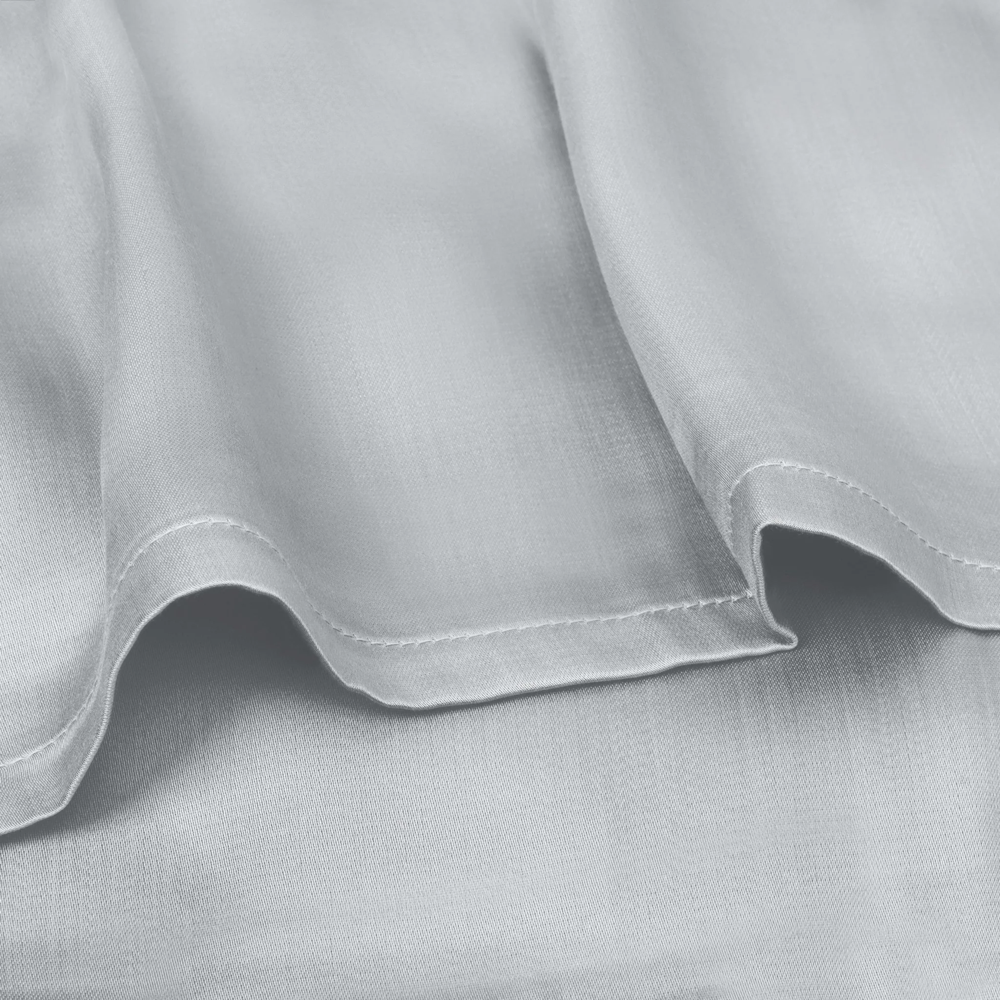 100% Organic Cotton 400TC Sateen Fitted Sheet - Image 8