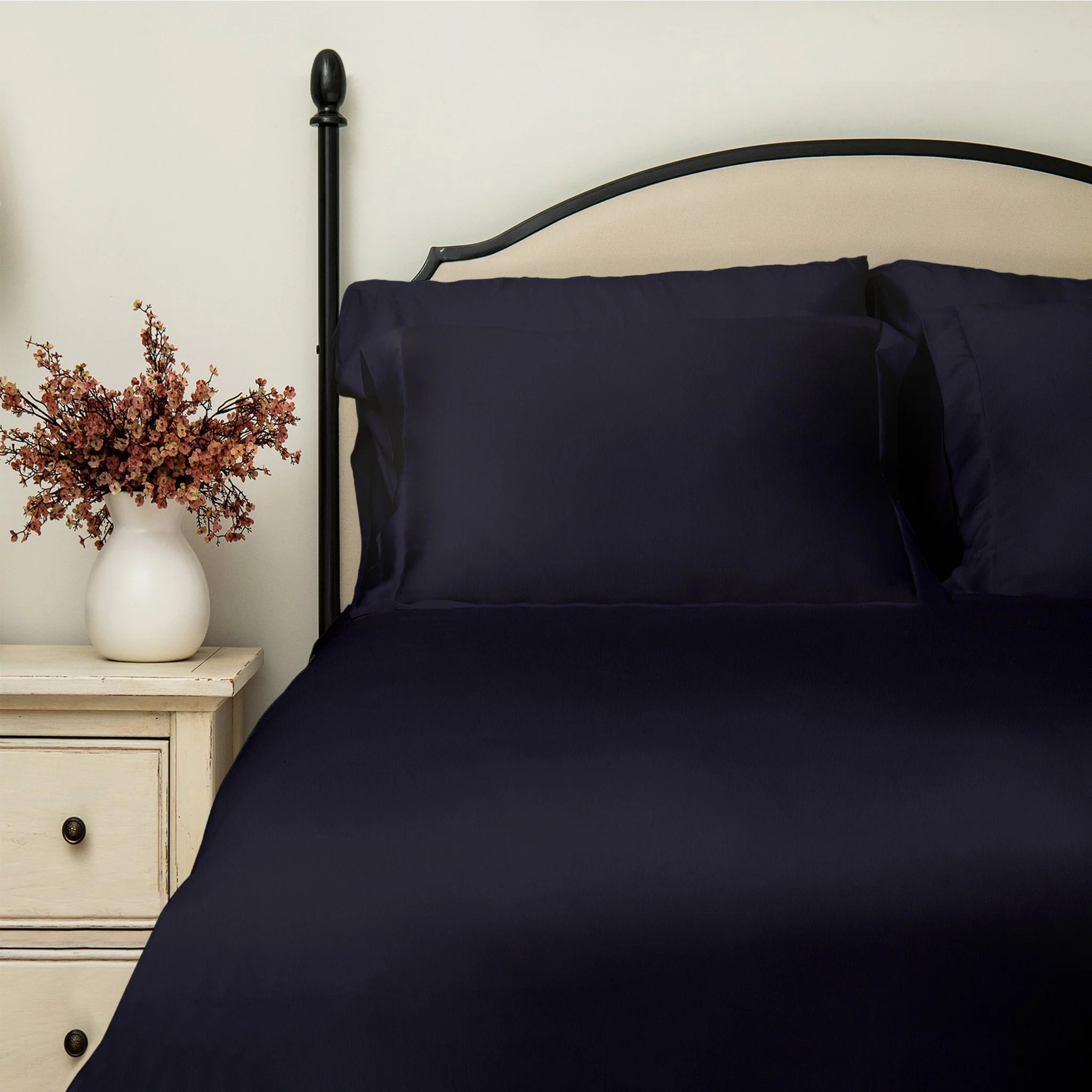 100% Organic Cotton 400TC Sateen Fitted Sheet Set - Image 15