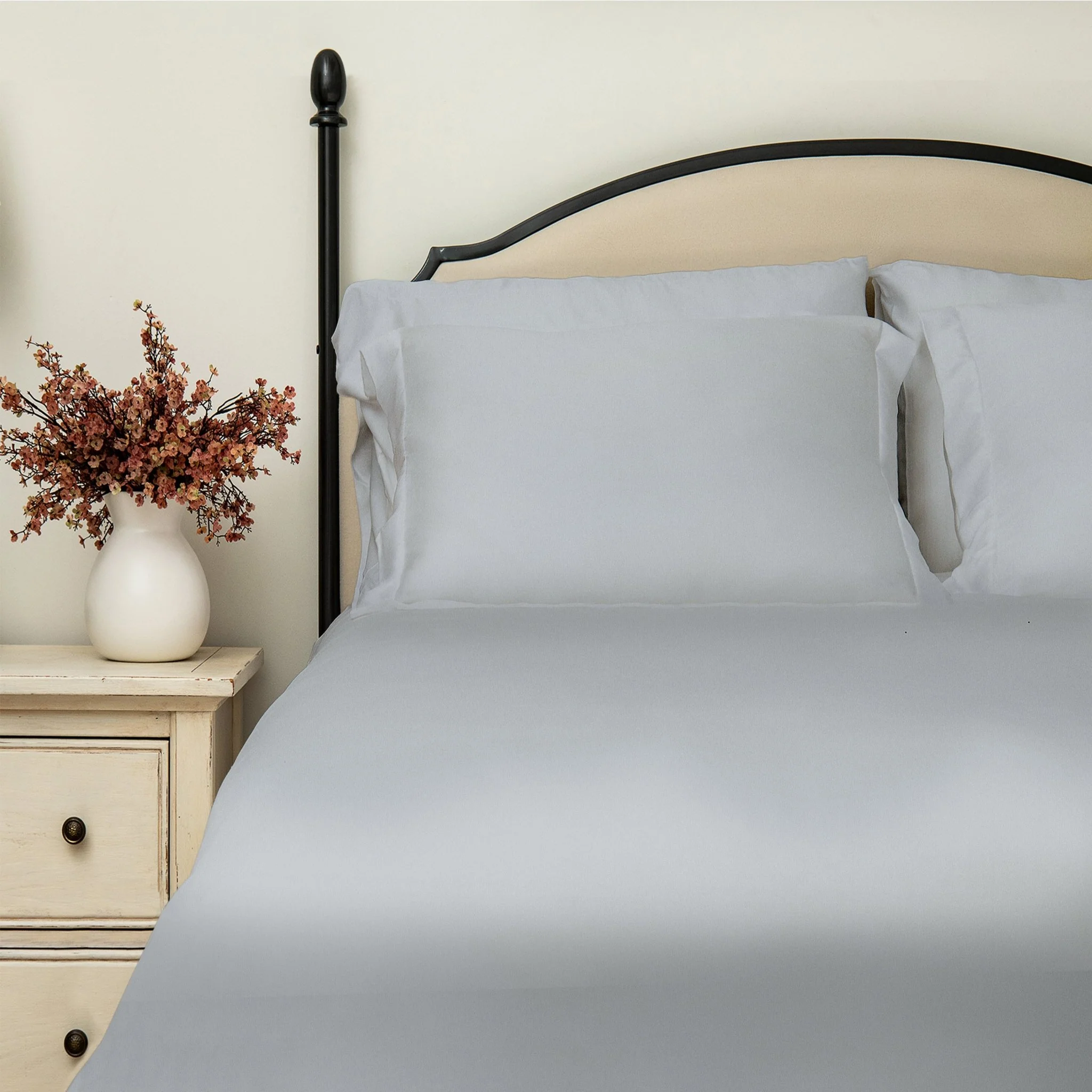 100% Organic Cotton 400TC Sateen Sheet Set - Image 9