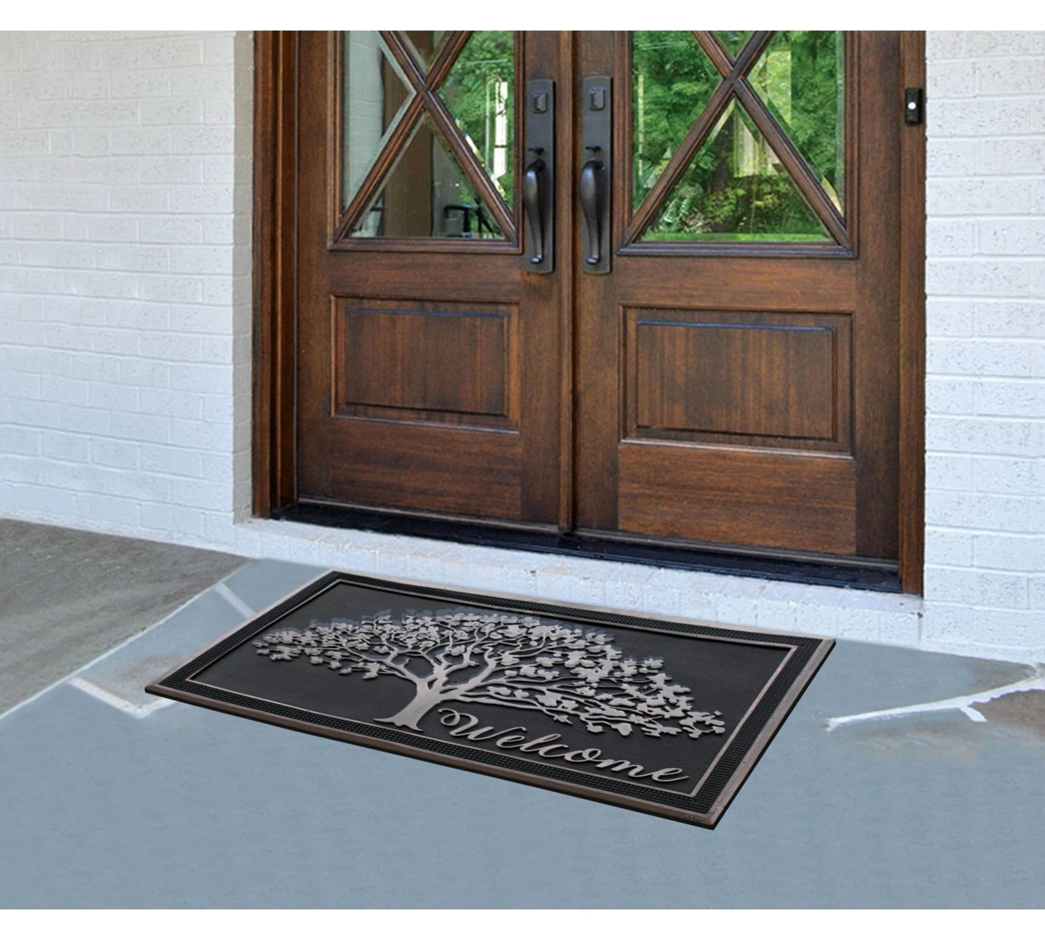 Shedding Tree Design Rubber Doormat 30"X48" - Image 3