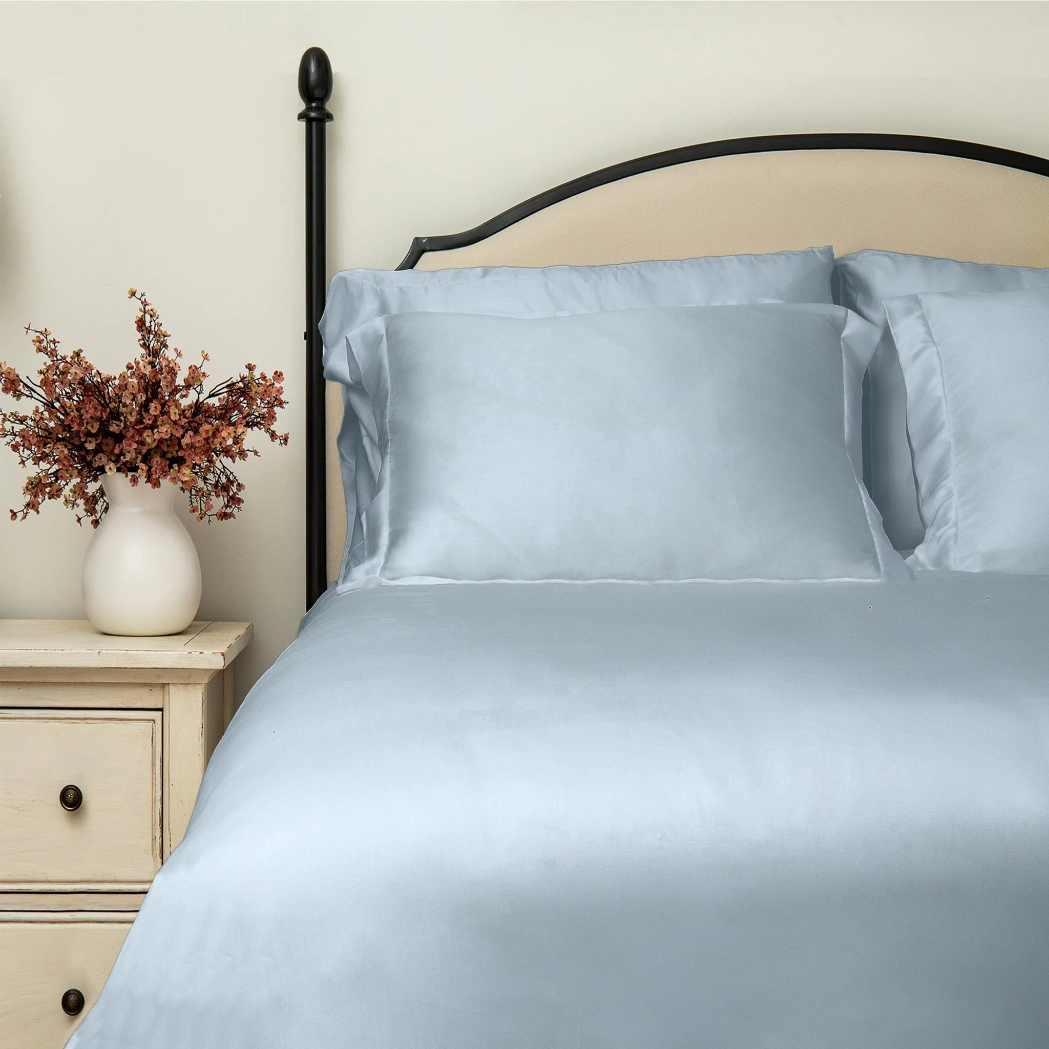 Naturally Cooling & Breathable TENCEL™ Eucalyptus Fitted Sheet Set - Image 15