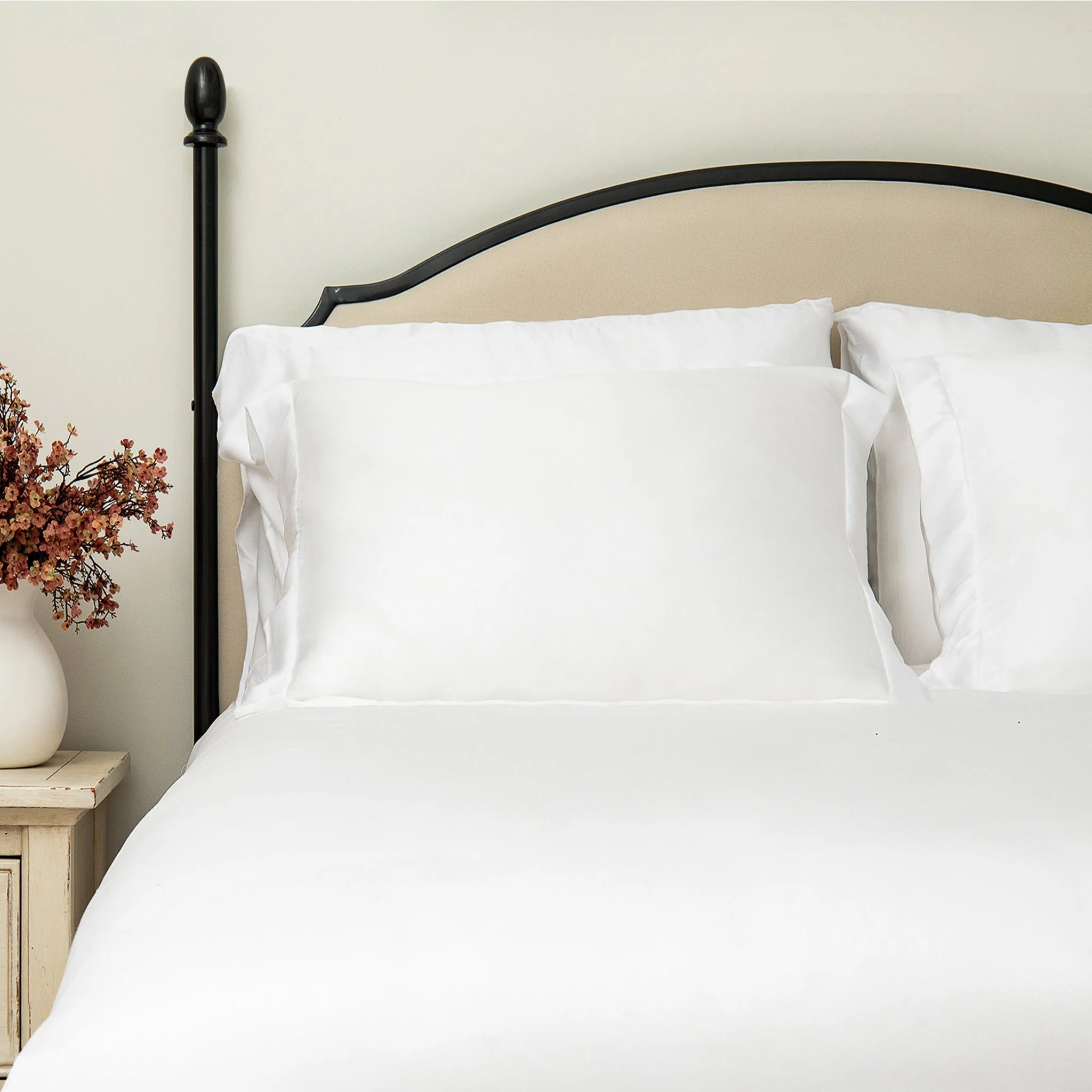Naturally Cooling & Breathable TENCEL™ Eucalyptus Pillowcase Pair - Image 3