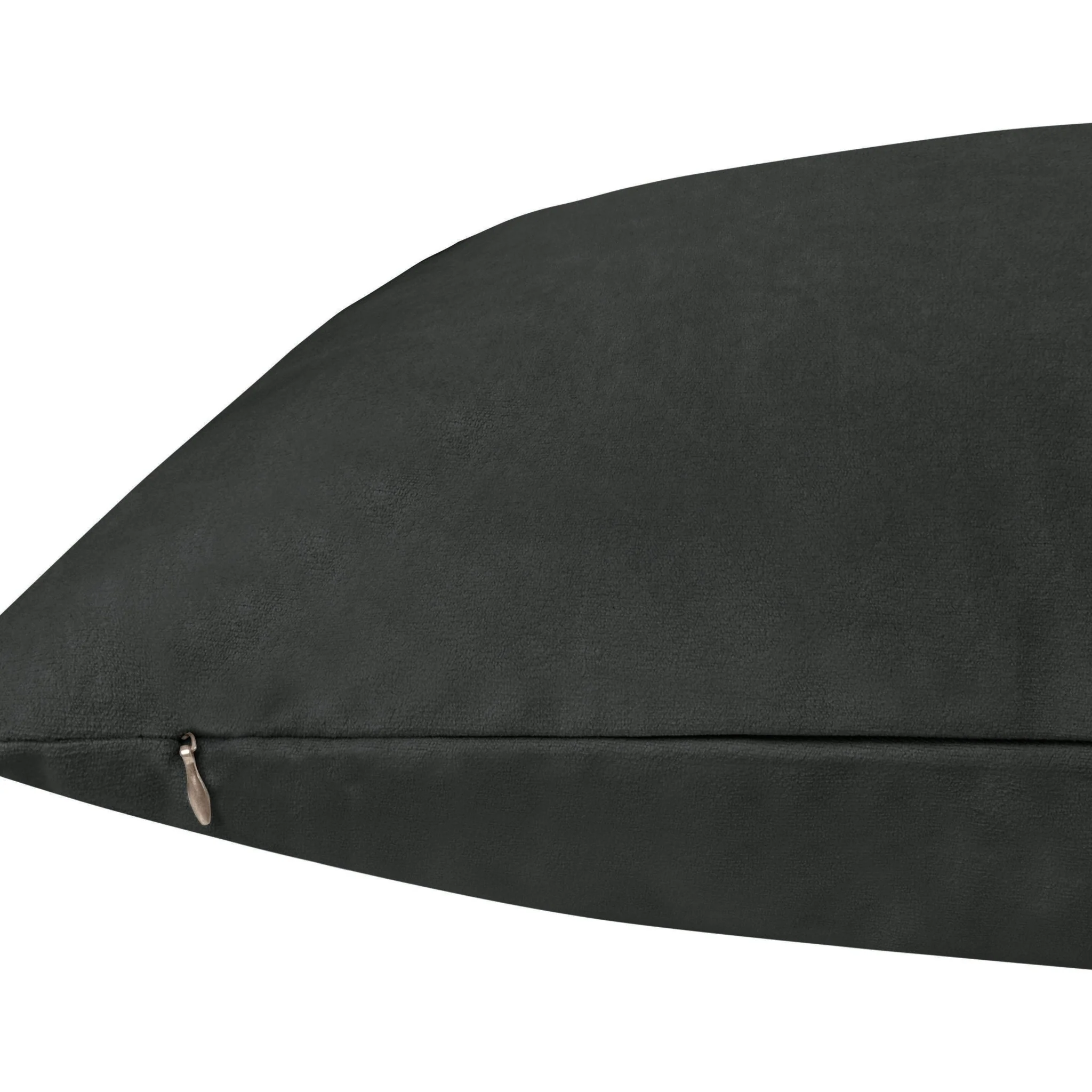Everywhere Velvet Throw Pillow (Rifle Grey) - Image 3