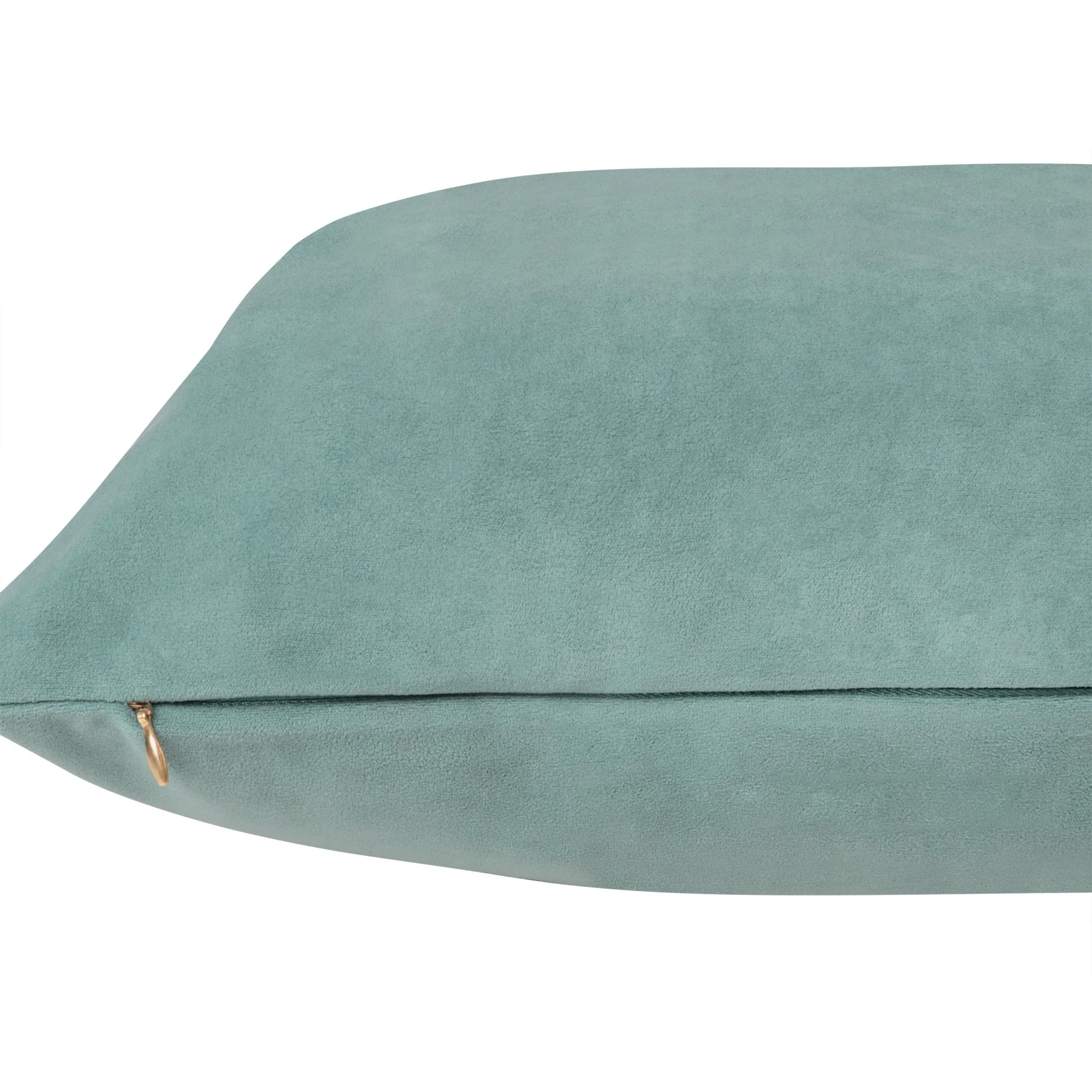 Everywhere Velvet Throw Pillow (Sea Green) - Image 3