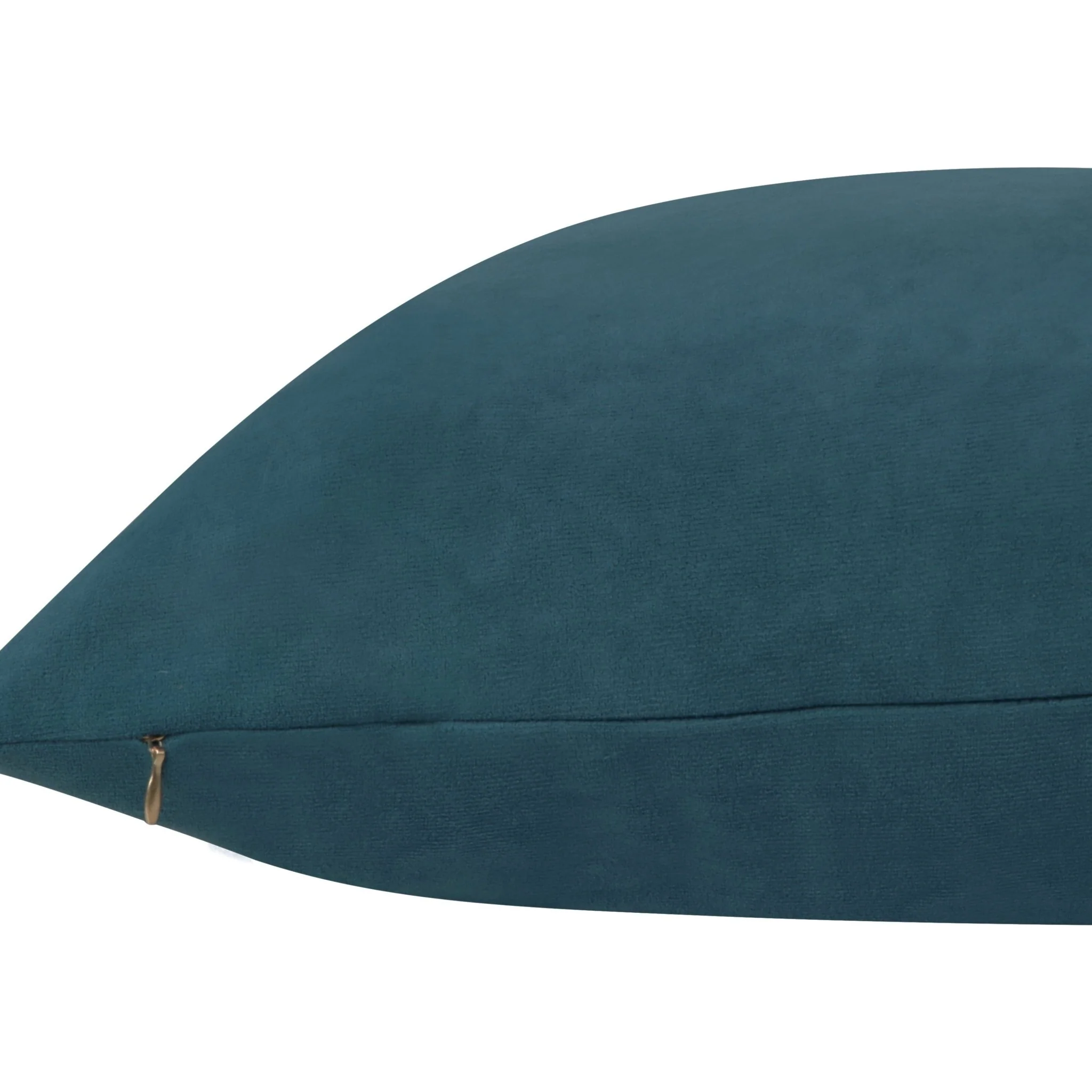 Everywhere Velvet Throw Pillow (Teal Blue) - Image 3