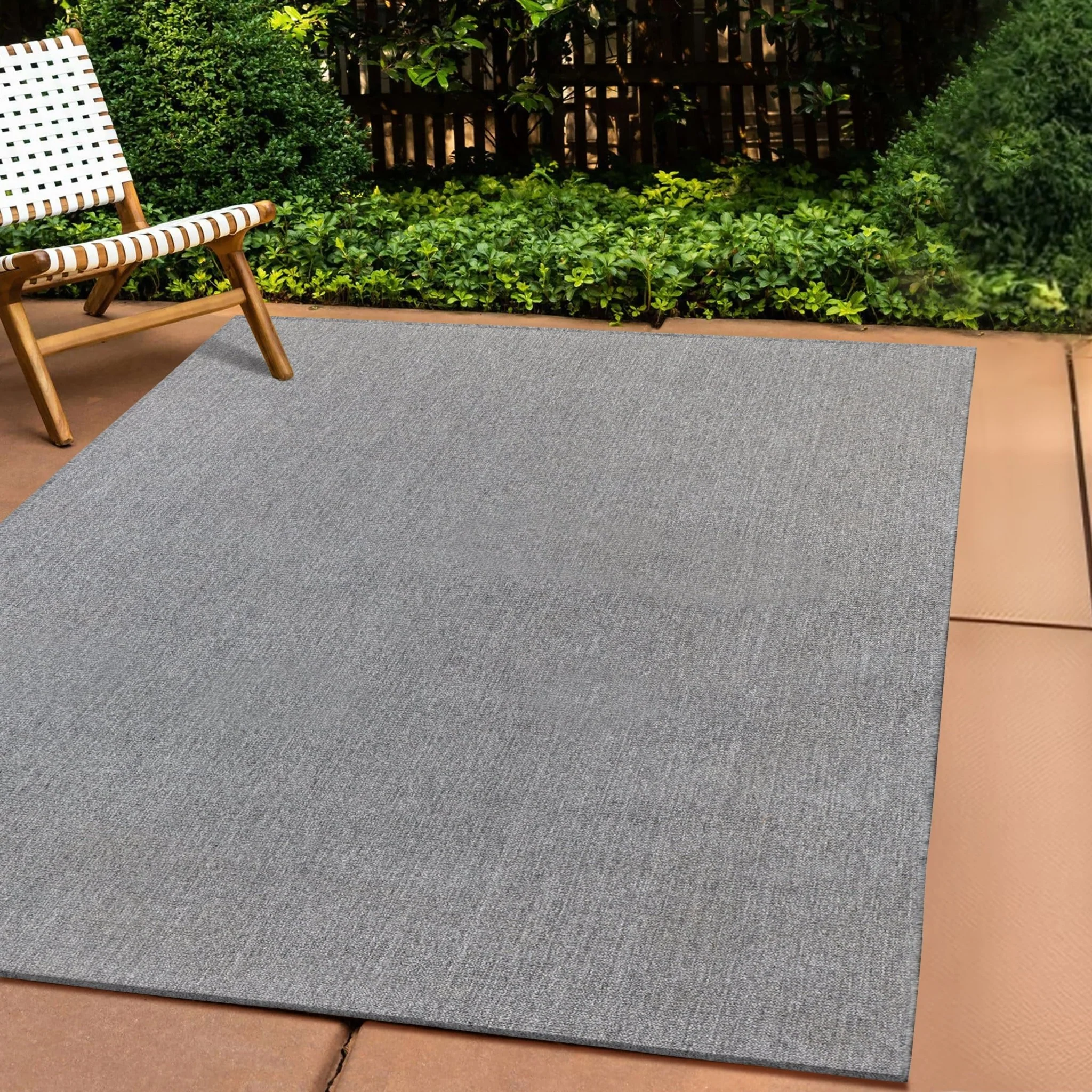 Washable PET Outdoor Rug (Dark Grey) - Image 3