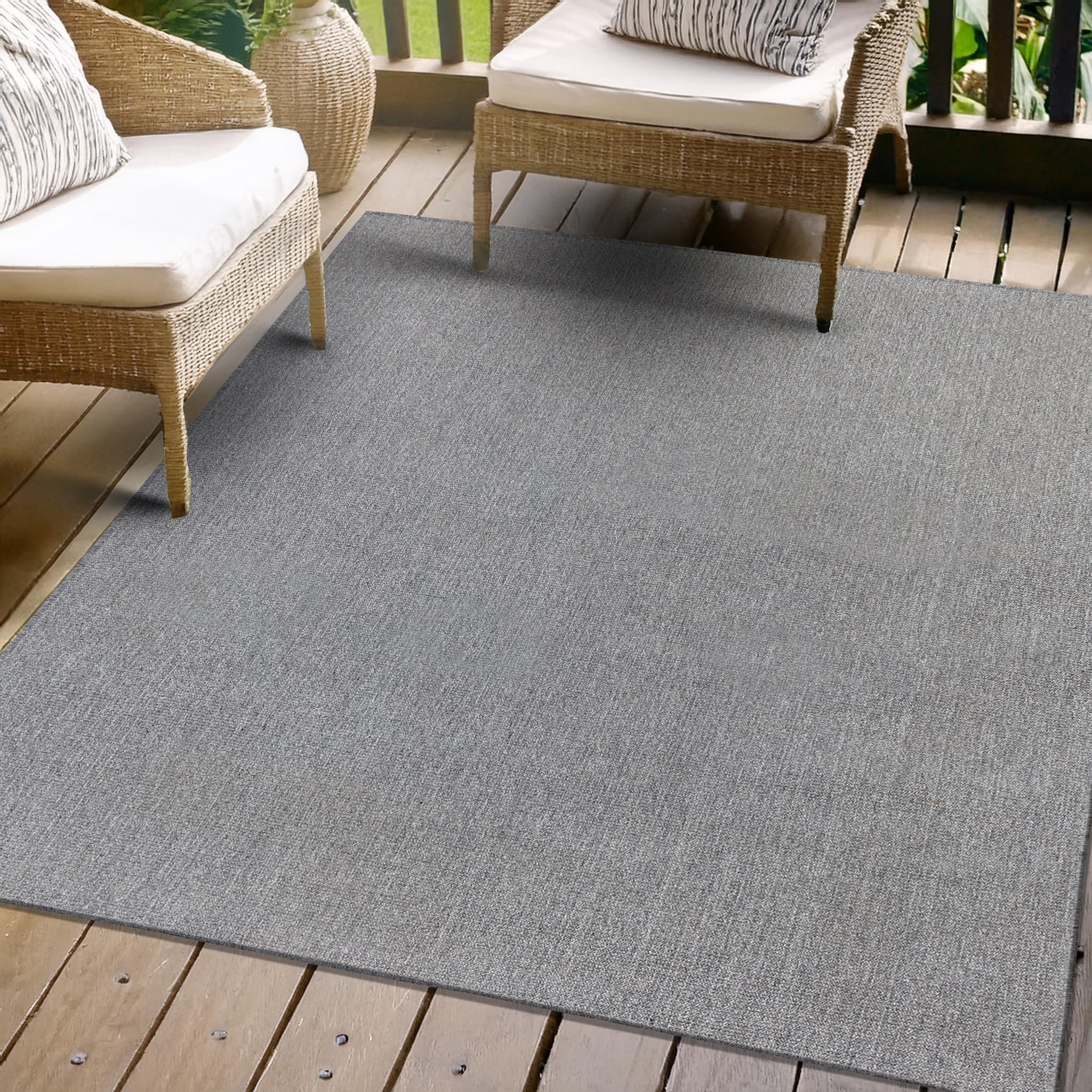 Washable PET Outdoor Rug (Dark Grey) - Image 9